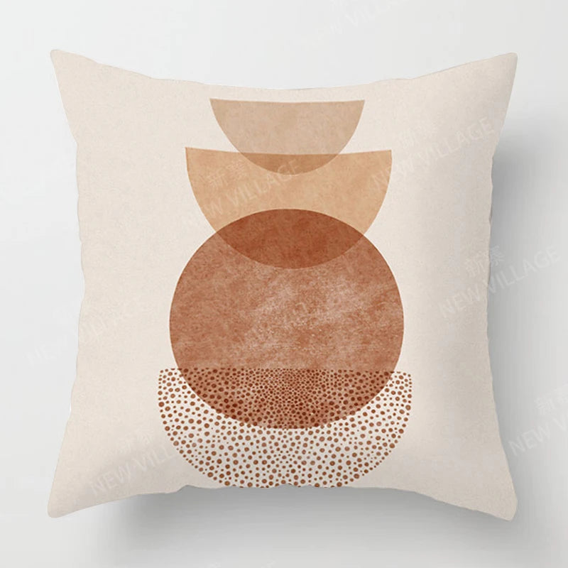 Nordic fall home decor throw pillowcase sofa Cushion cover 45x45cm 45*45 50x50cm 60x60cm 40*40cm boho abstract geometric morandi