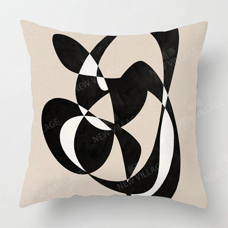 Nordic fall home decor throw pillowcase sofa Cushion cover 45x45cm 45*45 50x50cm 60x60cm 40*40cm boho abstract geometric morandi