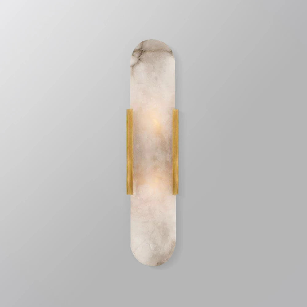 Natural LED Marble Sconce Light Socket Wall Lamp Nordic Hardware Living Room Bedside Bedroom Bra Hotel Aisle Staircase Lighting