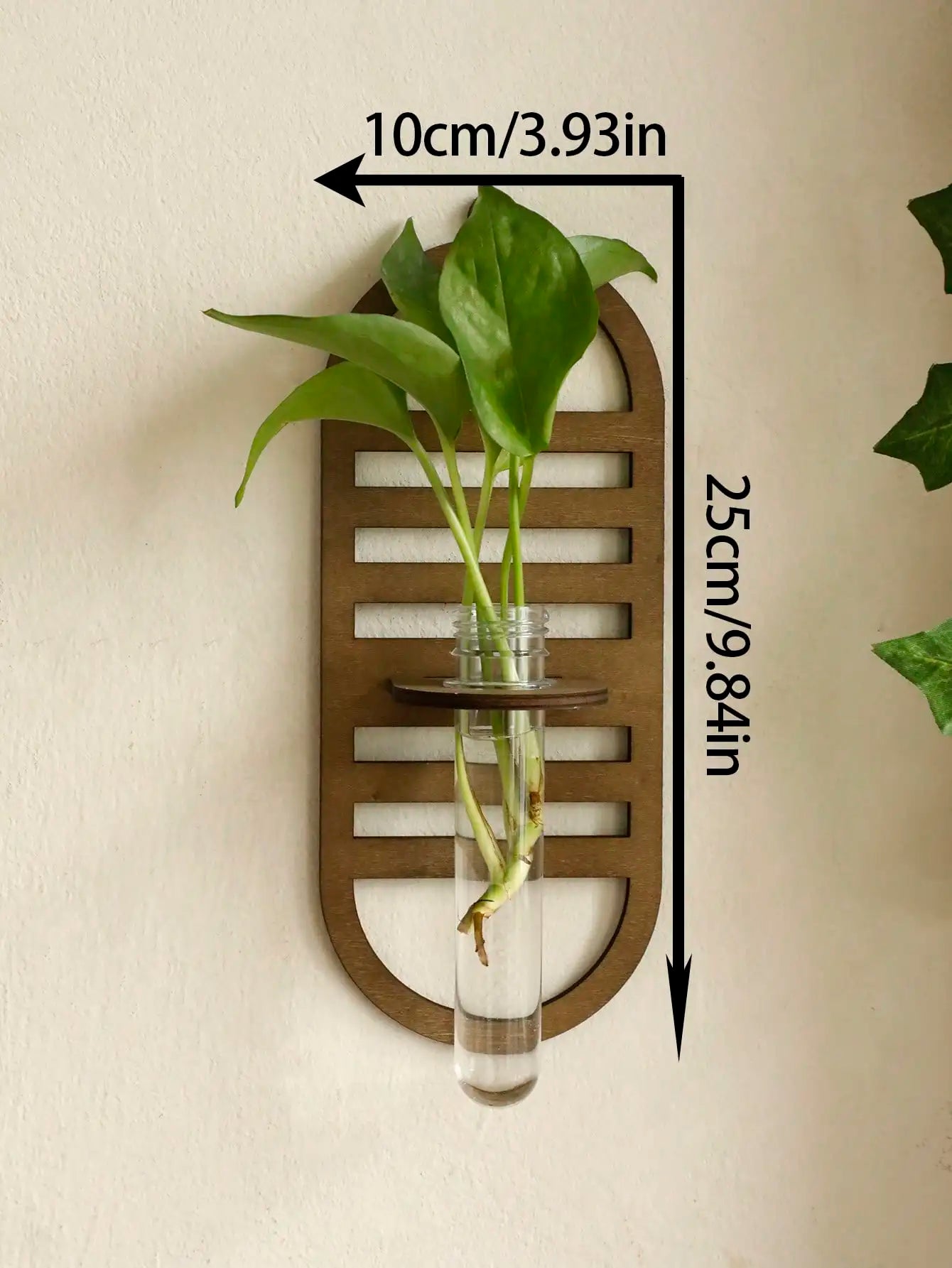 Wall Planter For Indoor Plants Wood Wall Decor Boho Hanging Planter Home Decoration Wall Vases For Dried Flowers Decor Art Gift