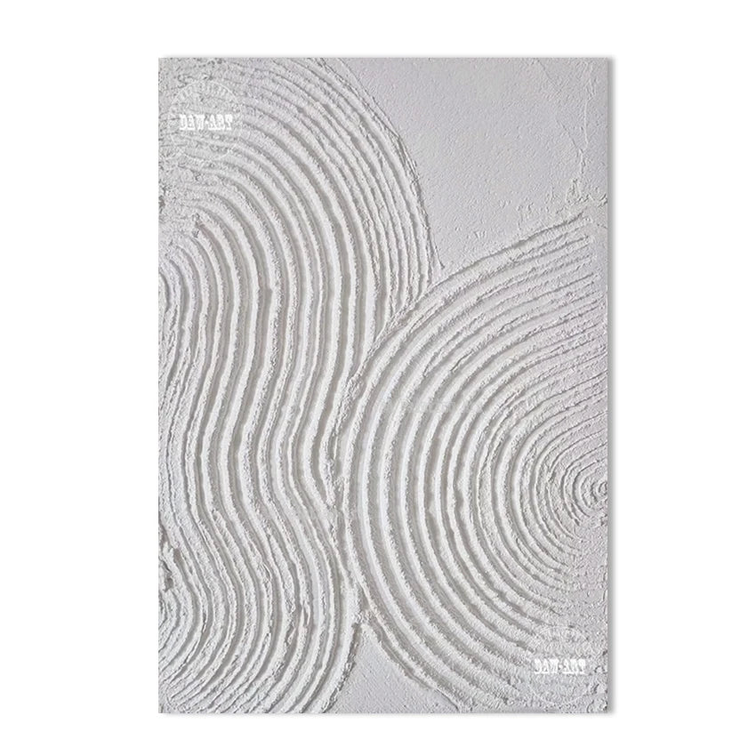 Conception White Line Abstract Oil Painting On Canvas In Living Room Modern Wall Art Home Decorative Painting Gift Frameless