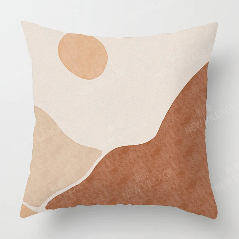 Nordic fall home decor throw pillowcase sofa Cushion cover 45x45cm 45*45 50x50cm 60x60cm 40*40cm boho abstract geometric morandi