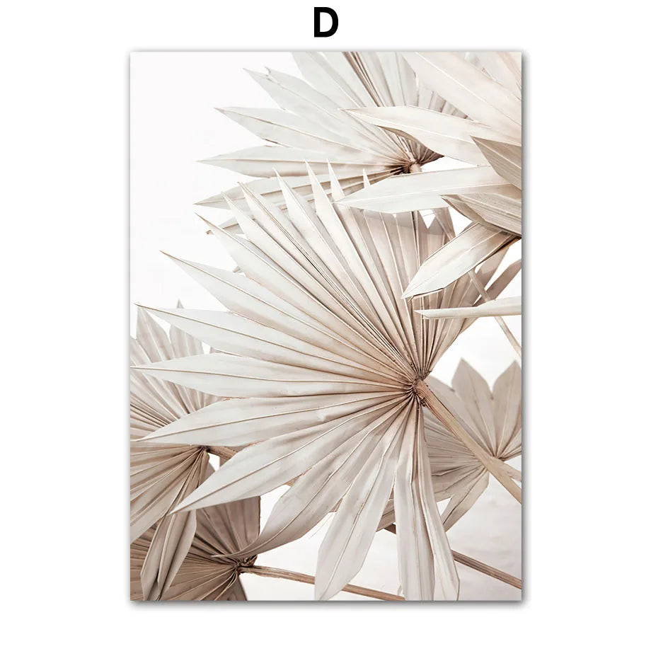 Canvas Painting Dandelion Reed Flower Plants Leaves Abstract Nordic Posters And Prints Wall Art Pictures For Living Room Decor