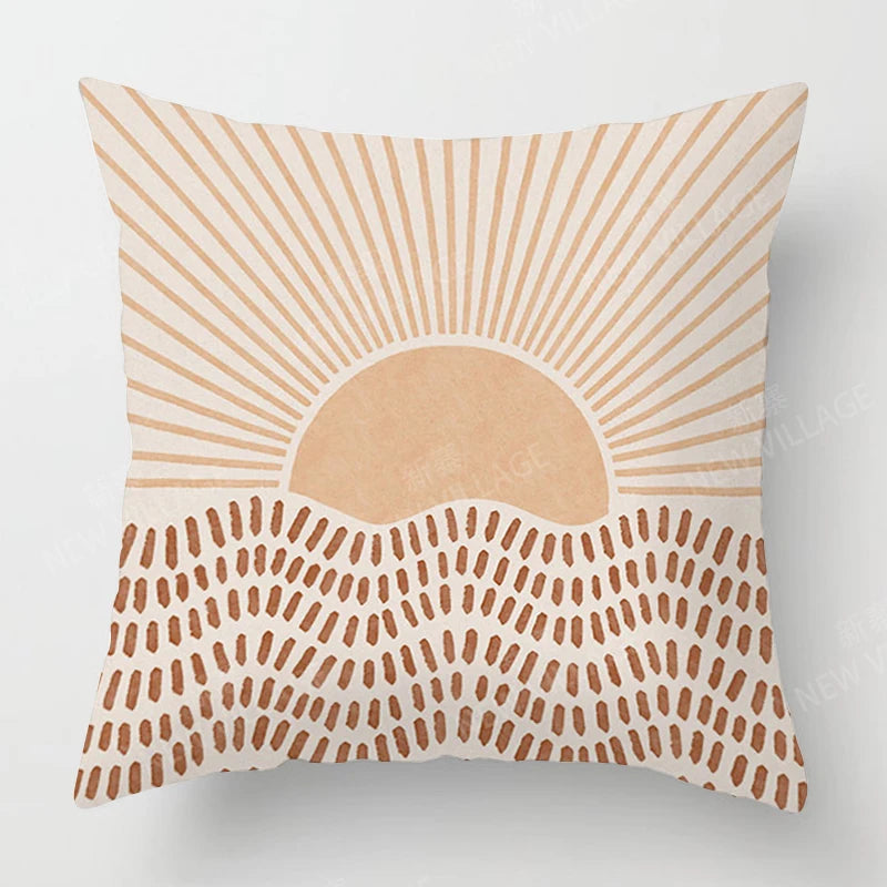 Nordic fall home decor throw pillowcase sofa Cushion cover 45x45cm 45*45 50x50cm 60x60cm 40*40cm boho abstract geometric morandi